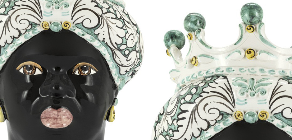 Ваза VASE MORO LADY CROWN turquoise Ваза VASE MORO LADY CROWN turquoise - Loft-Concept в Барнауле