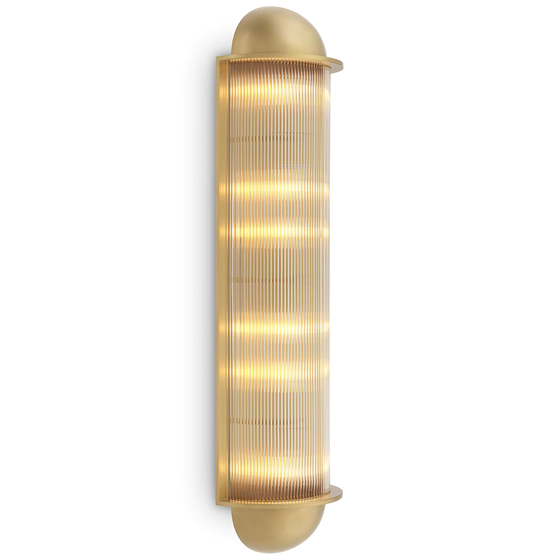 Настенный светильник Eichholtz Wall Lamp Paolino Латунь Прозрачное Стекло Настенный светильник Eichholtz Wall Lamp Paolino Латунь Прозрачное Стекло в Барнауле | Loft Concept