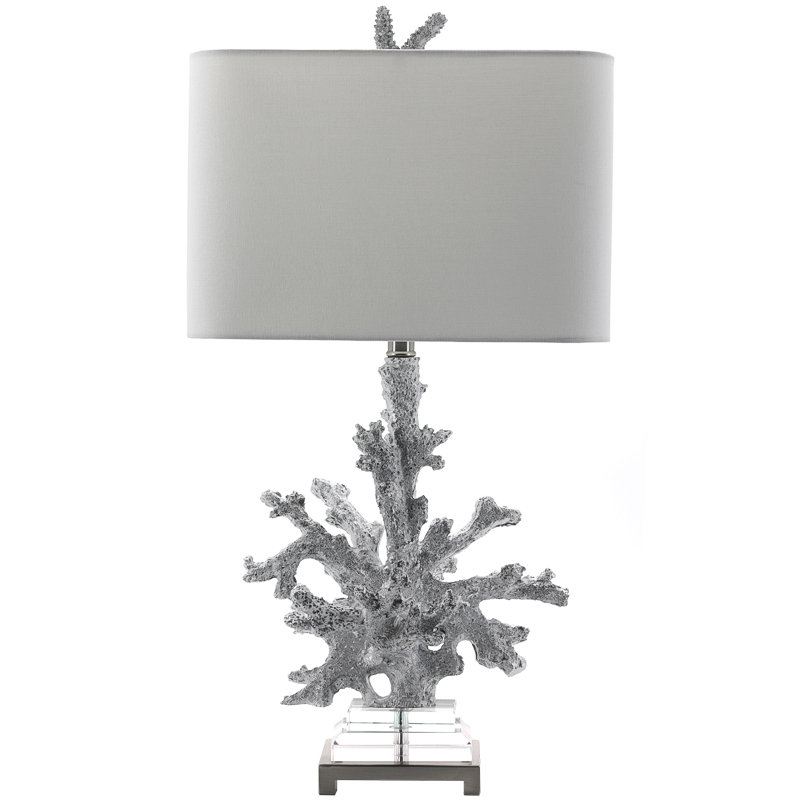 Настольная лампа Coral Grey Table Lamp Серый Прозрачный Настольная лампа Coral Grey Table Lamp Серый Прозрачный в Барнауле | Loft Concept