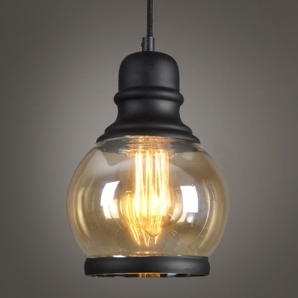 Подвесной светильник Loft Smoke Glass Pendant #2 Черный Подвесной светильник Loft Smoke Glass Pendant #2 Черный в Барнауле | Loft Concept