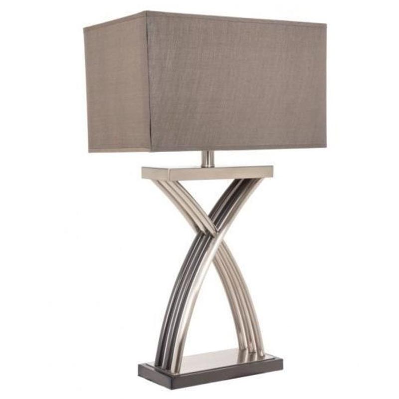 Настольная лампа Harriet Table Lamp Серебряный Настольная лампа Harriet Table Lamp Серебряный в Барнауле | Loft Concept