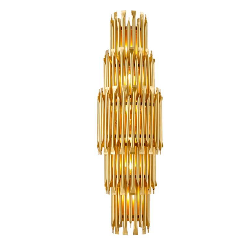 Бра MATHENY V WALL LAMP by DELIGHTFULL Gold Глянцевое золото матовое золото Бра MATHENY V WALL LAMP by DELIGHTFULL Gold Глянцевое золото матовое золото в Барнауле | Loft Concept