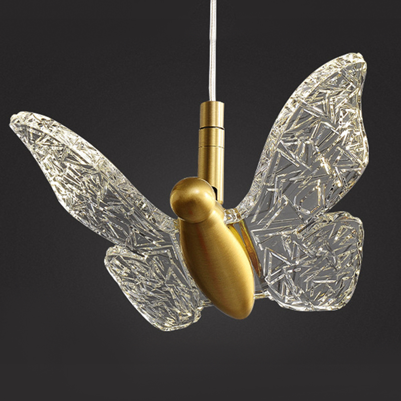 Butterfly Pendant Lamp H Прозрачный Латунь Butterfly Pendant Lamp H Прозрачный Латунь в Барнауле | Loft Concept
