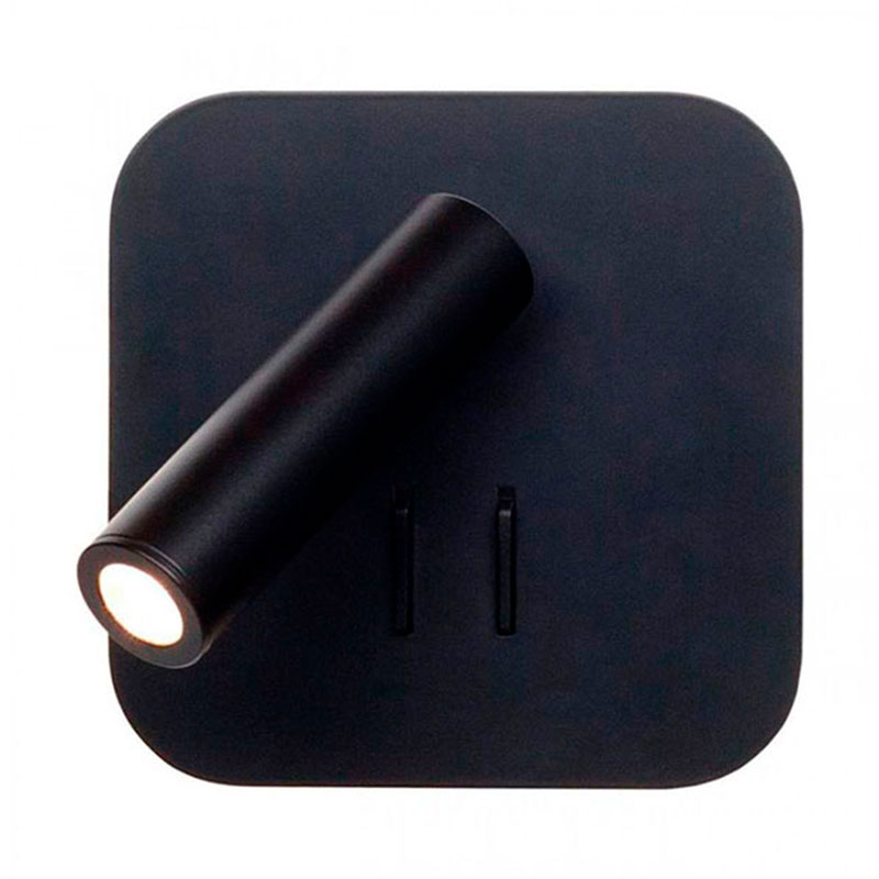 Бра Chelsom WALL LED DOCK Black Square Черный Бра Chelsom WALL LED DOCK Black Square Черный в Барнауле | Loft Concept