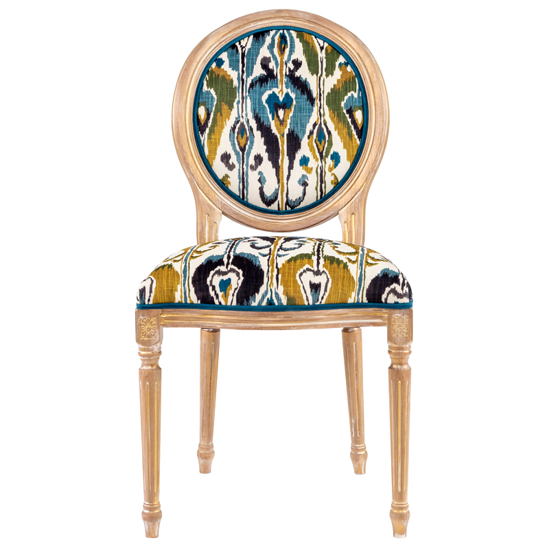 Стул из натурального бука Ikat Pattern Золотой Мульти Стул из натурального бука Ikat Pattern Золотой Мульти в Барнауле | Loft Concept