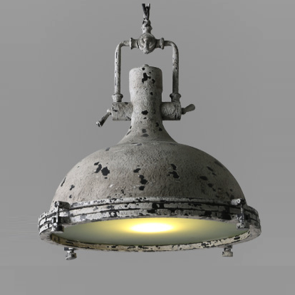 Светильник Gray Industrial Pendant Light Postapokalipsis Светильник Gray Industrial Pendant Light Postapokalipsis в Барнауле | Loft Concept