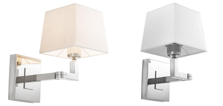 Бра Eichholtz Wall Lamp Cambell Nickel Бра Eichholtz Wall Lamp Cambell Nickel - Loft-Concept в Барнауле