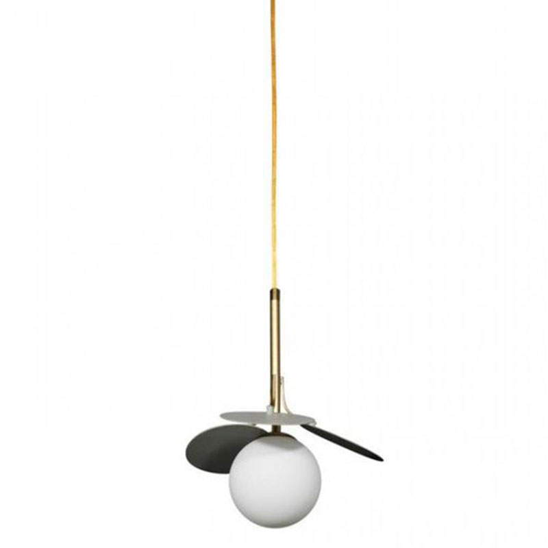 Подвесной светильник MATISSE Pendant One Grey Серый Золотой Белый Подвесной светильник MATISSE Pendant One Grey Серый Золотой Белый в Барнауле | Loft Concept