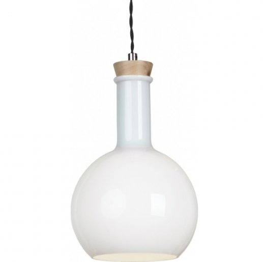 Подвесной светильник Glass Bottle Light 3 Белый Подвесной светильник Glass Bottle Light 3 Белый в Барнауле | Loft Concept