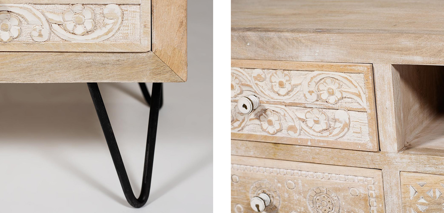 TV-тумба Indian antique tv-stand - фото №1