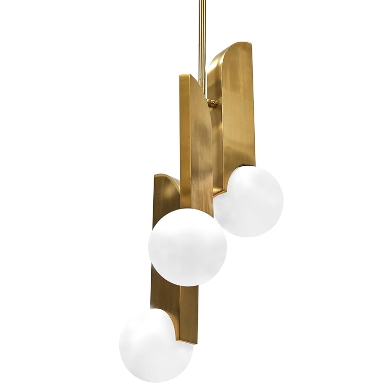 Подвесной светильник Harvir Hanging Lamp Золотой Белый Подвесной светильник Harvir Hanging Lamp Золотой Белый в Барнауле | Loft Concept
