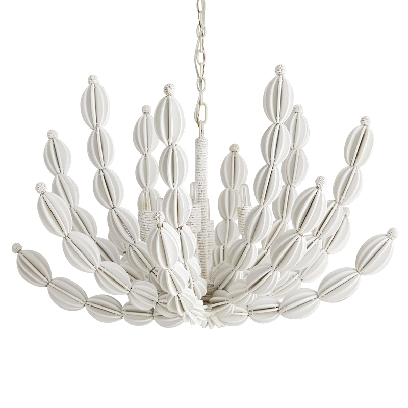 Люстра Arteriors INDI CHANDELIER Белый Люстра Arteriors INDI CHANDELIER Белый в Барнауле | Loft Concept