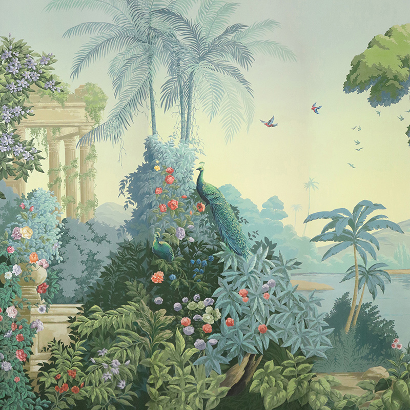 Обои ручная роспись Paradise Lost Celeste on scenic paper Обои ручная роспись Paradise Lost Celeste on scenic paper в Барнауле | Loft Concept