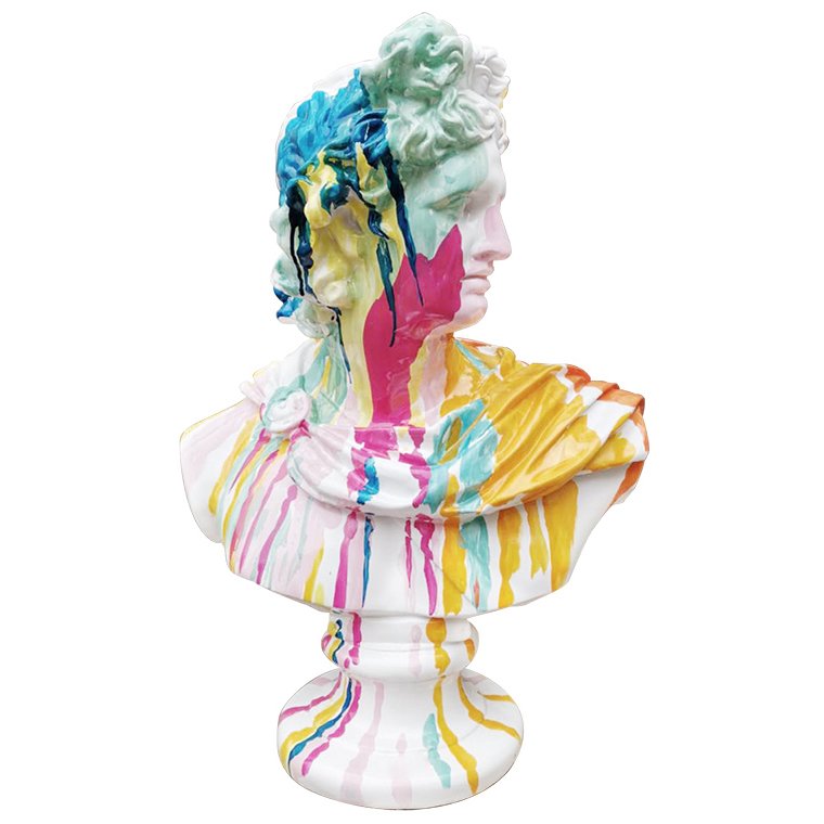 Статуэтка Bust Bright Spots Мульти Белый Статуэтка Bust Bright Spots Мульти Белый в Барнауле | Loft Concept
