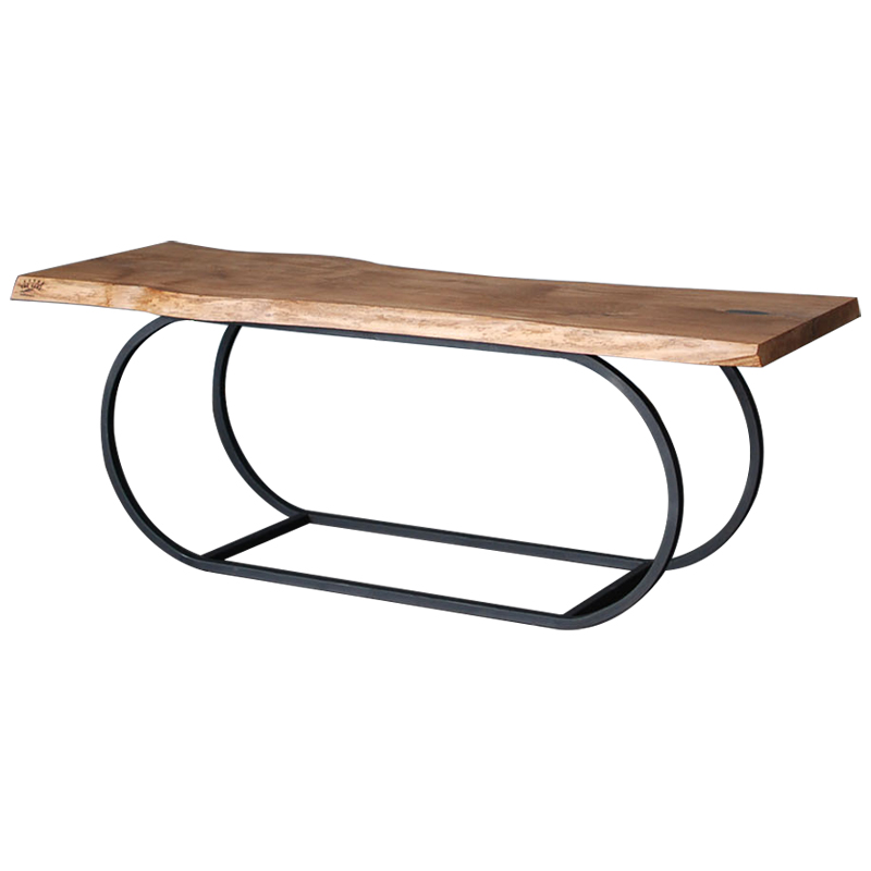 Кофейный стол Rhydian Industrial Metal Rust Coffee Table Светлый дуб Черный Кофейный стол Rhydian Industrial Metal Rust Coffee Table Светлый дуб Черный в Барнауле | Loft Concept