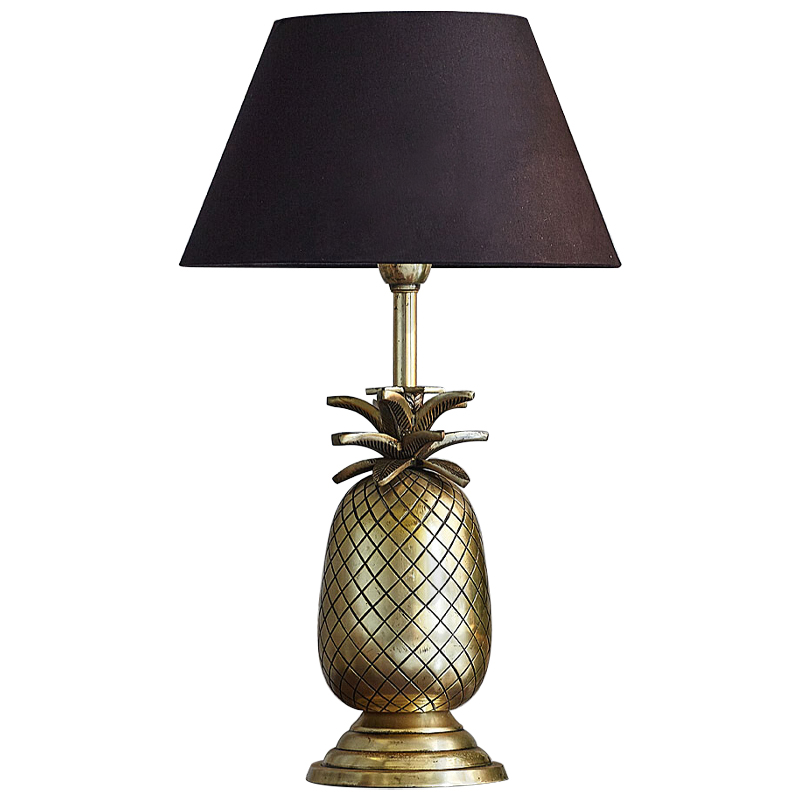 Настольная лампа Pineapple Lampshade Table Lamp Черный Латунь Настольная лампа Pineapple Lampshade Table Lamp Черный Латунь в Барнауле | Loft Concept