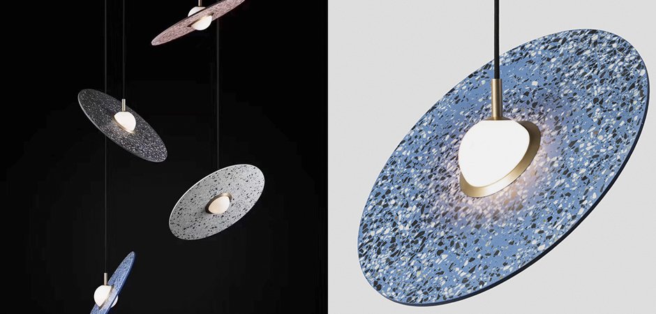 Подвесной светильник Stone Disc Haning Pendant Подвесной светильник Stone Disc Haning Pendant - Loft-Concept в Барнауле