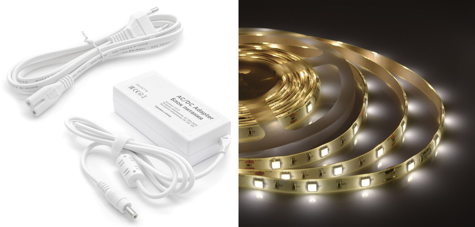 Комплект светодиодной ленты 7,2W/m 30LED/m 5050SMD 5M Комплект светодиодной ленты 7,2W/m 30LED/m 5050SMD 5M - Loft-Concept в Барнауле