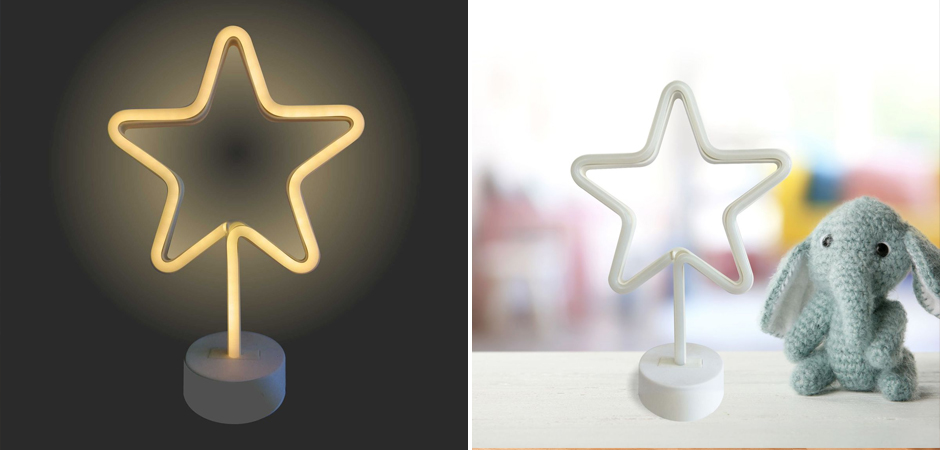 Неоновая настольная лампа Night Star - Loft-Concept в Барнауле