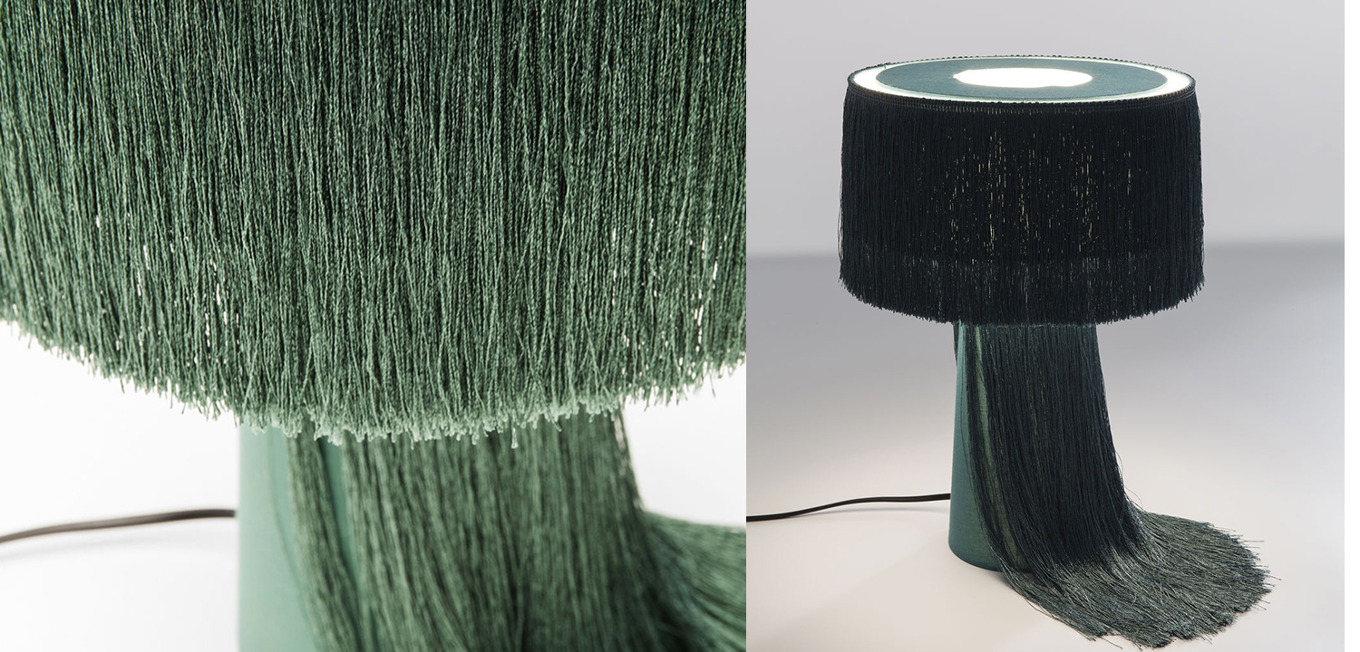 Настольная лампа Green Fringes - фото