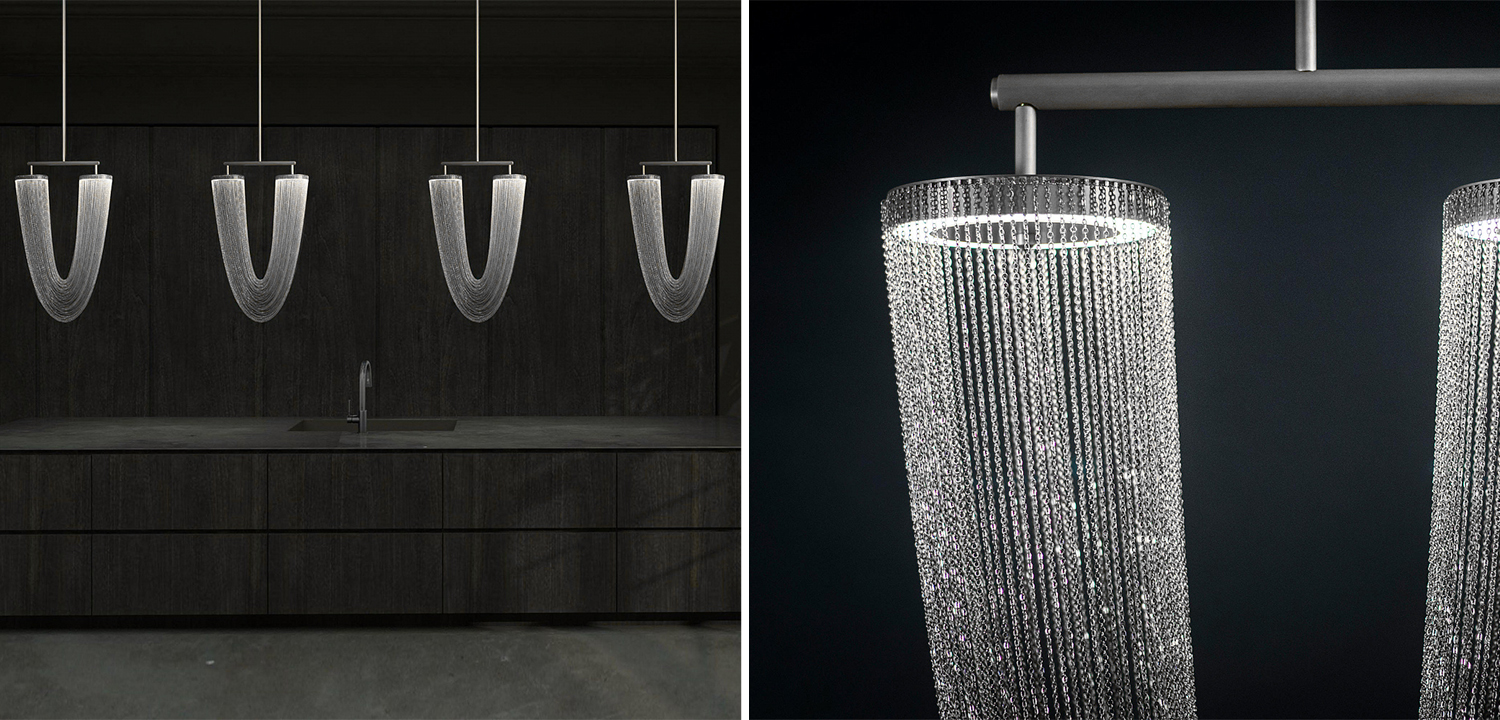 Люстра Otero Silver Larose Guyon - фото №1