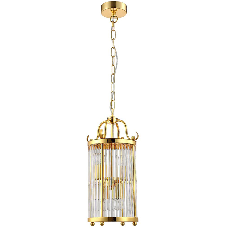Подвесной светильник Gorden Gold Hanging Lamp Золотой Прозрачное Стекло Подвесной светильник Gorden Gold Hanging Lamp Золотой Прозрачное Стекло в Барнауле | Loft Concept