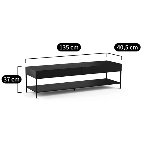 ТВ-тумба из металла с 2-мя ящиками Kelsey Metal TV Stand ТВ-тумба из металла с 2-мя ящиками Kelsey Metal TV Stand в Барнауле