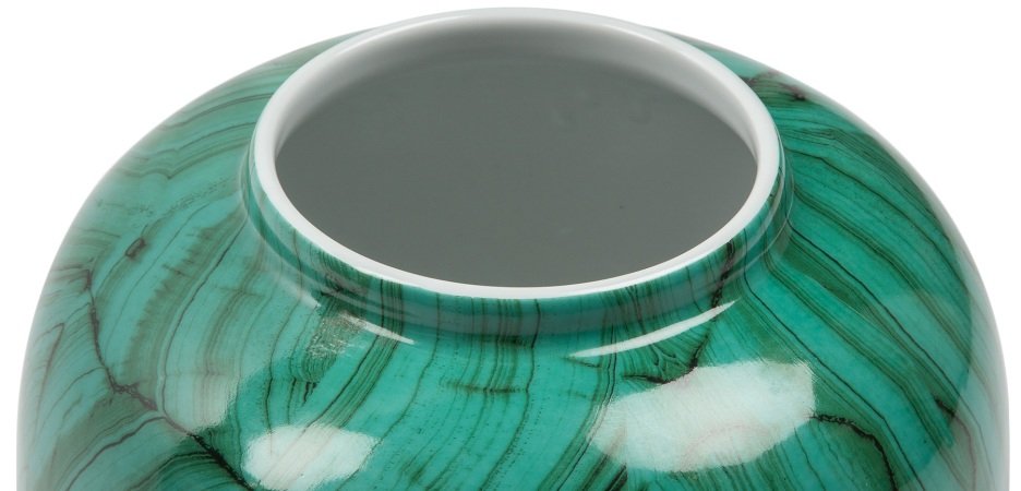 Ваза Malachite Vase Low Ваза Malachite Vase Low - Loft-Concept в Барнауле