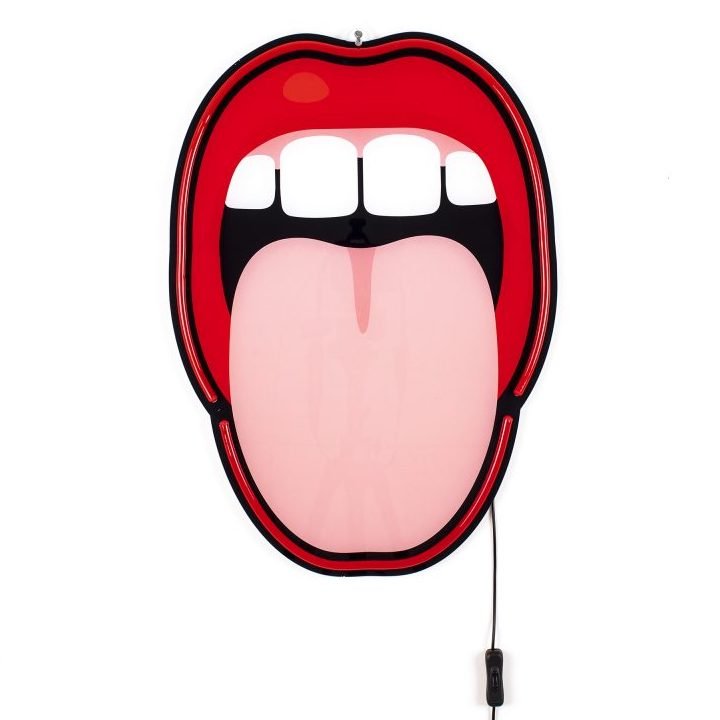 Бра Seletti Led Lamp Tongue Красный в Барнауле | Loft Concept 