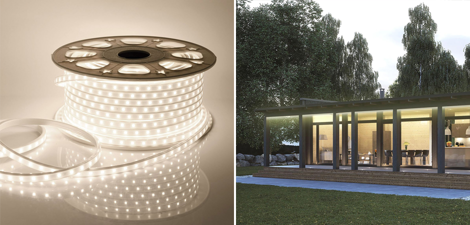 Комплект светодиодной ленты 6W/m 60LED/m 2835SMD теплый белый 5M Комплект светодиодной ленты 6W/m 60LED/m 2835SMD теплый белый 5M - Loft-Concept в Барнауле