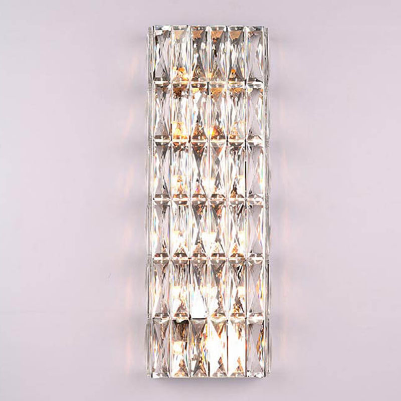 Бра Crystal Regena Chrome Wall Lamp 12 Хром Прозрачный (Transparent) Бра Crystal Regena Chrome Wall Lamp 12 Хром Прозрачный (Transparent) в Барнауле | Loft Concept