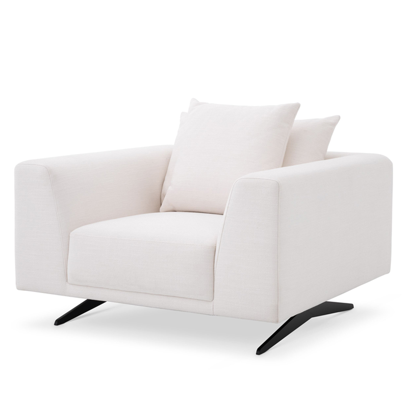 Кресло Eichholtz Chair Endless white Белый Темная бронза Кресло Eichholtz Chair Endless white Белый Темная бронза в Барнауле | Loft Concept