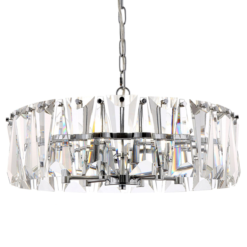 Люстра Ruby Crystal Chandelier Chrome 53 Хром Прозрачное Стекло в Барнауле | Loft Concept 