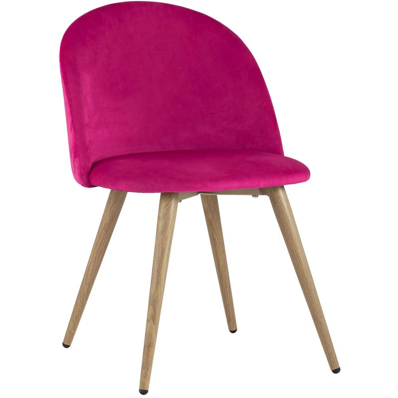 Стул Miruna Chair II Велюр Фуксия Фуксия Древесина Стул Miruna Chair II Велюр Фуксия Фуксия Древесина в Барнауле | Loft Concept