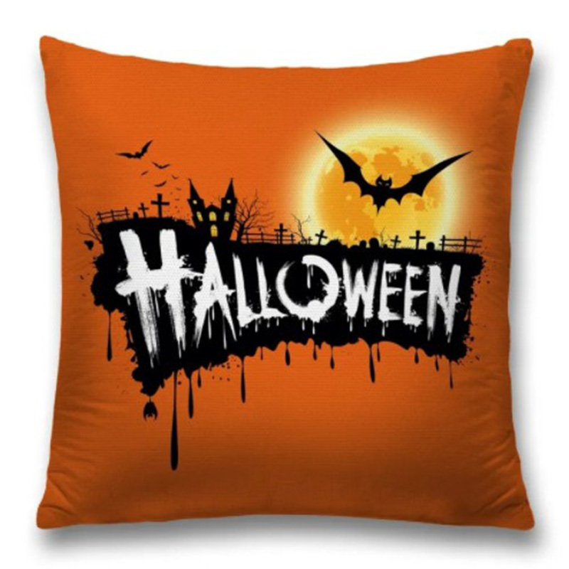 Подушка Halloween Оранжевый Черный Подушка Halloween Оранжевый Черный в Барнауле | Loft Concept