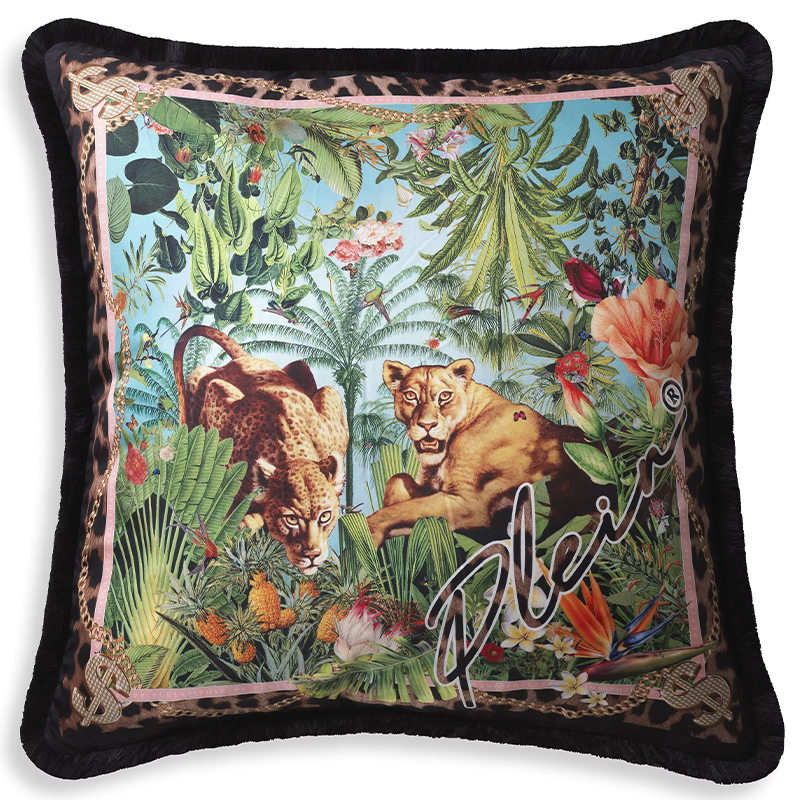 Подушка Philipp Plein Cushion Silk Exotic 70 x 70 Мульти Подушка Philipp Plein Cushion Silk Exotic 70 x 70 Мульти в Барнауле | Loft Concept