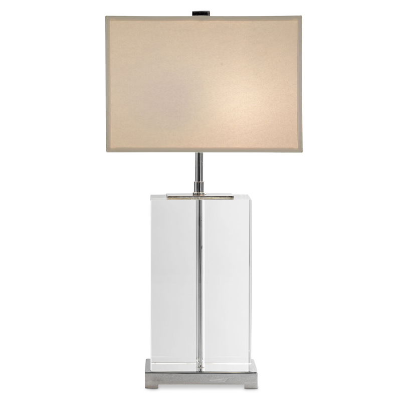 Настольная лампа Eichholtz Table Lamp Bridgefield Прозрачный Белый Настольная лампа Eichholtz Table Lamp Bridgefield Прозрачный Белый в Барнауле | Loft Concept
