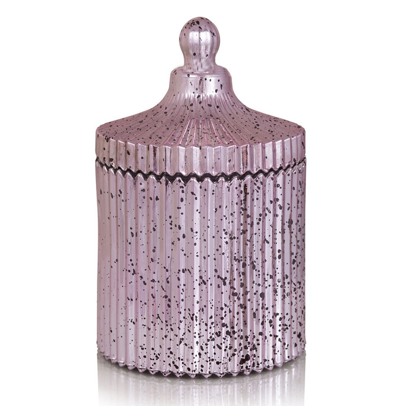 Ваза Glass Vessel With Lid розовая Розовый Ваза Glass Vessel With Lid розовая Розовый в Барнауле | Loft Concept