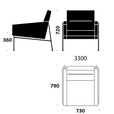 Кресло 3300 series Easy chair Кресло 3300 series Easy chair в Барнауле
