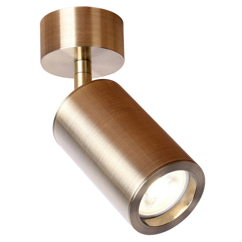 Накладной поворотный спот Modern Spot Brass Латунь Накладной поворотный спот Modern Spot Brass Латунь в Барнауле | Loft Concept
