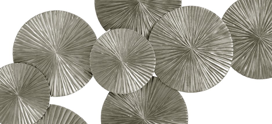 Арт-объект Apollo Silver Wall Plaque Disc Арт-объект Apollo Silver Wall Plaque Disc - Loft-Concept в Барнауле