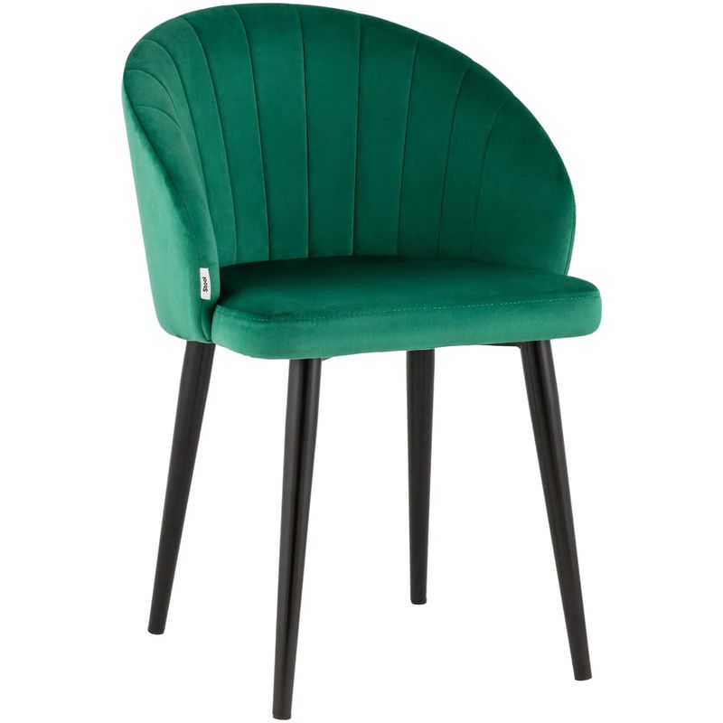 Стул Balsari Chair Изумрудно-Зеленый Велюр Изумрудный Черный Стул Balsari Chair Изумрудно-Зеленый Велюр Изумрудный Черный в Барнауле | Loft Concept