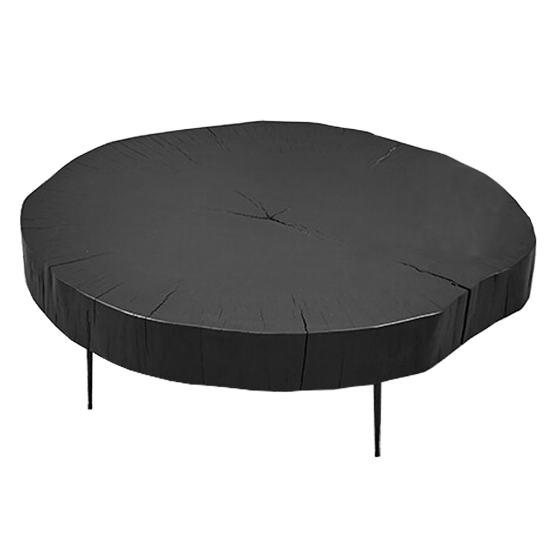 Кофейный стол Saw Cut Black Wood Coffee Table Черный Кофейный стол Saw Cut Black Wood Coffee Table Черный в Барнауле | Loft Concept