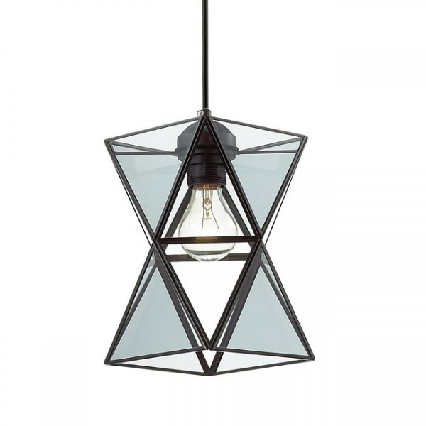 Подвесной светильник PolyPyramid Glass Pendant Прозрачный Подвесной светильник PolyPyramid Glass Pendant Прозрачный в Барнауле | Loft Concept
