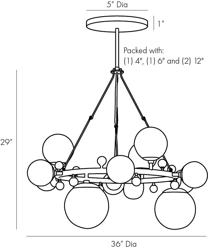 Люстра Arteriors TROON ROUND CHANDELIER Люстра Arteriors TROON ROUND CHANDELIER в Барнауле