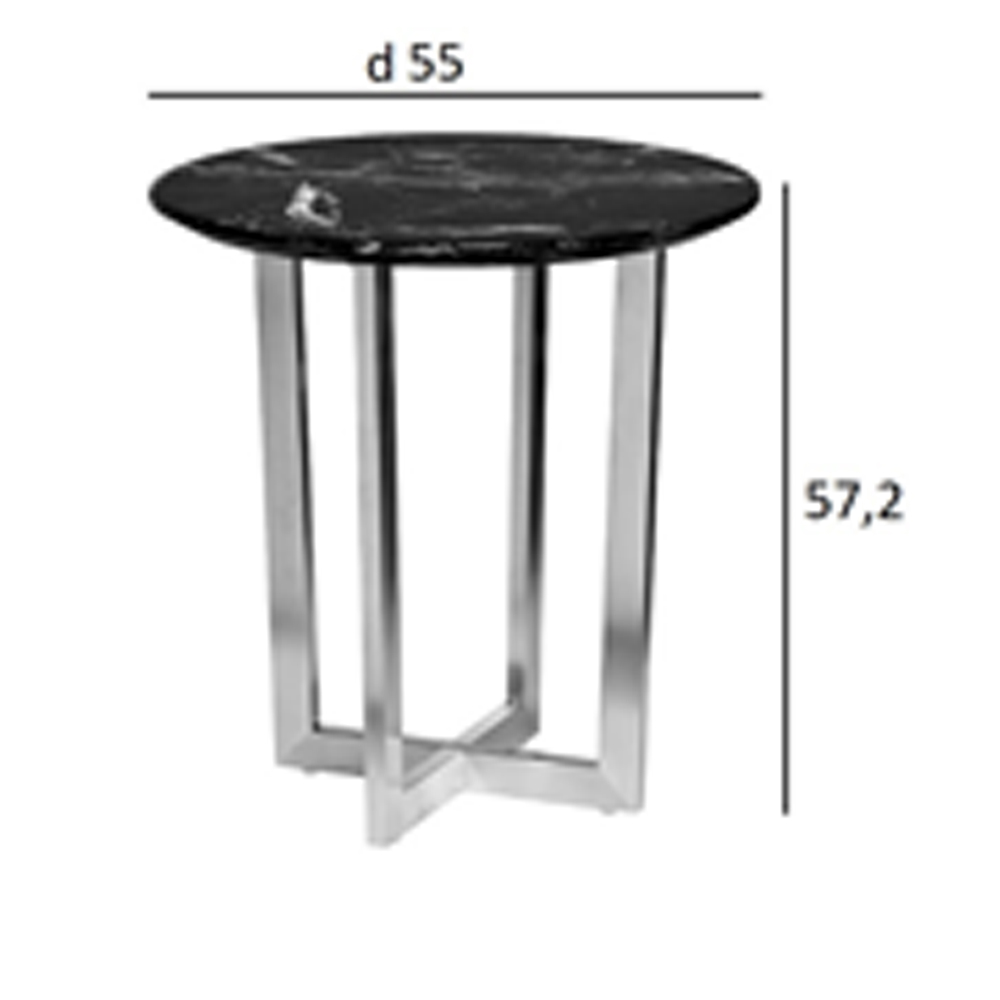 Столик журнальный круглый с белый столешницей Marsali Coffee Table Столик журнальный круглый с белый столешницей Marsali Coffee Table в Барнауле
