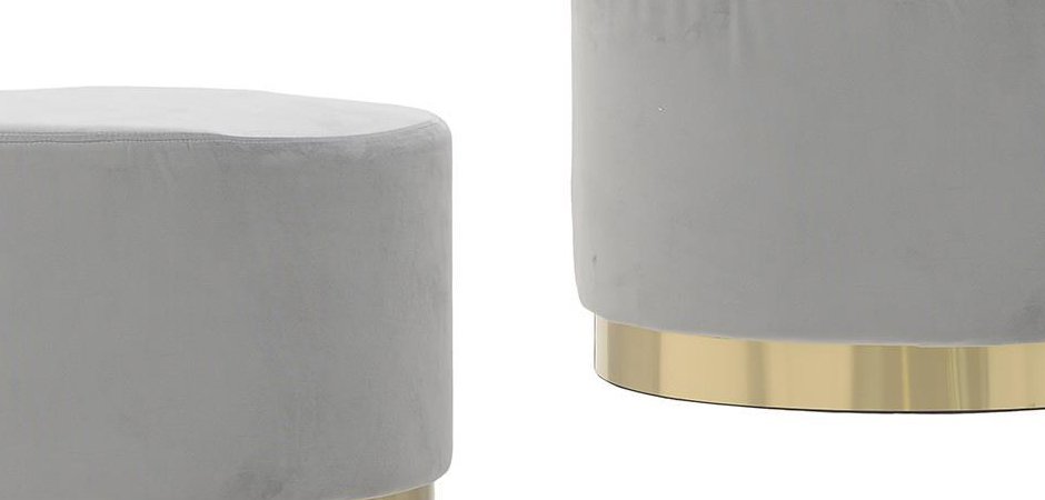 Пуф Golden Belt Gray Pastel Пуф Golden Belt Gray Pastel - Loft-Concept в Барнауле