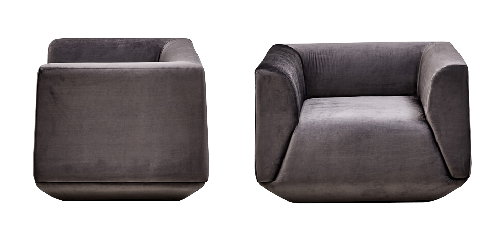 Armchair Cube Gray Lilac Большое Кресло Куб Armchair Cube Gray Lilac Большое Кресло Куб - Loft-Concept в Барнауле