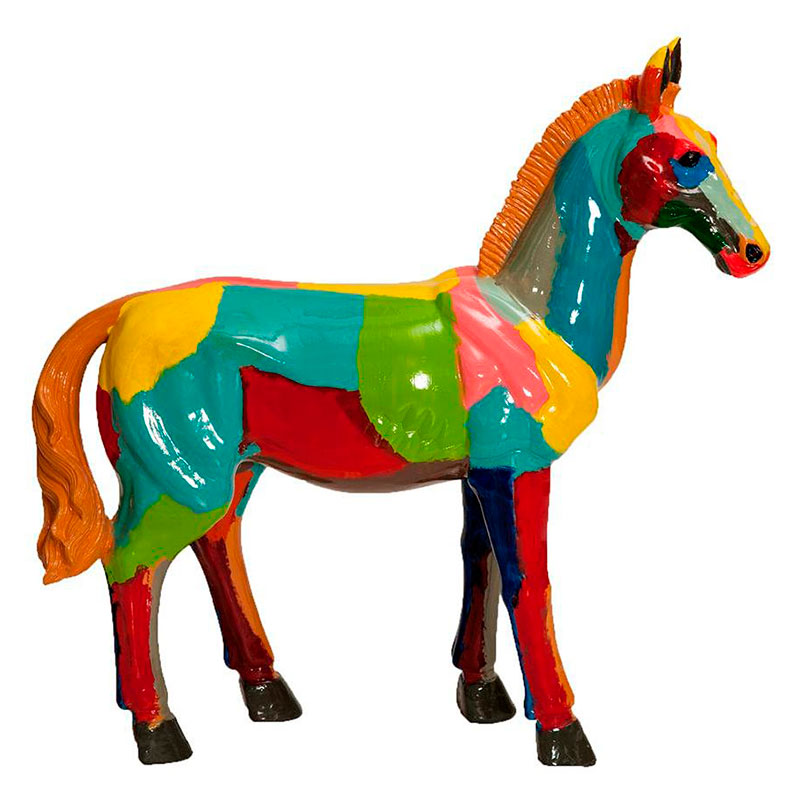 Фигурка керамика лошадь разноцветная Colored Horse Мульти Фигурка керамика лошадь разноцветная Colored Horse Мульти в Барнауле | Loft Concept