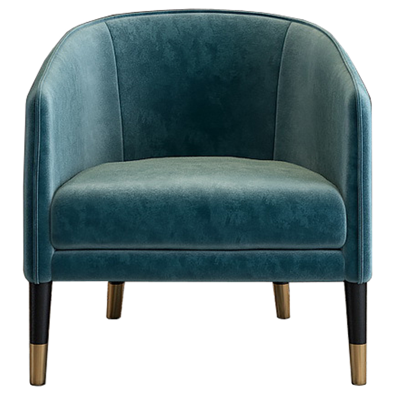 Кресло Elliott Chair Бирюзовый Черный Кресло Elliott Chair Бирюзовый Черный в Барнауле | Loft Concept